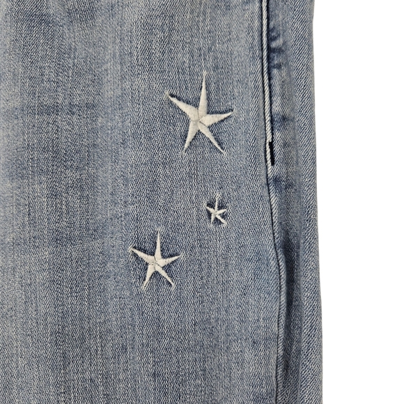 NYDJ Marilyn Ankle Jeans Star Embroidered Lift Tuck High Rise Denim 18W - Picture 3 of 11